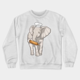 Elephant Baker Rolling pin Crewneck Sweatshirt